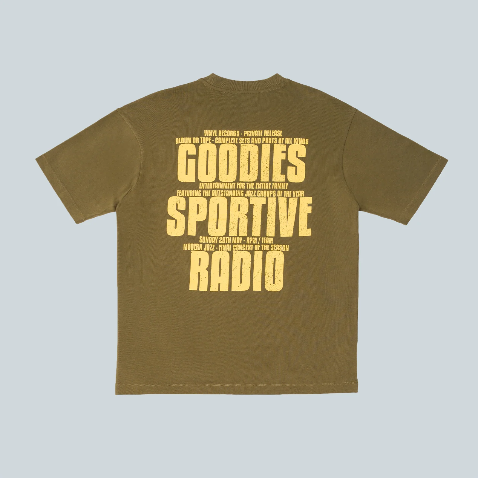 SPORTIVE RADIO KHAKI TEE - Image 2