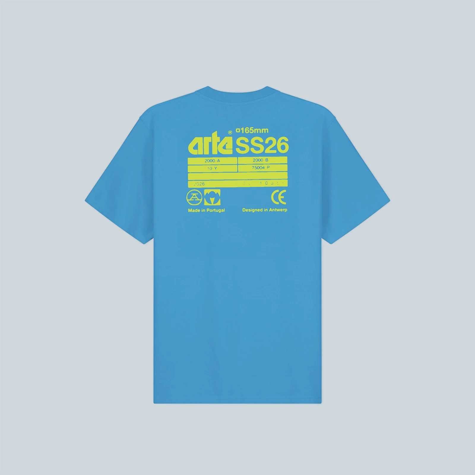 SS26 BACK T-SHIRT - BLUE