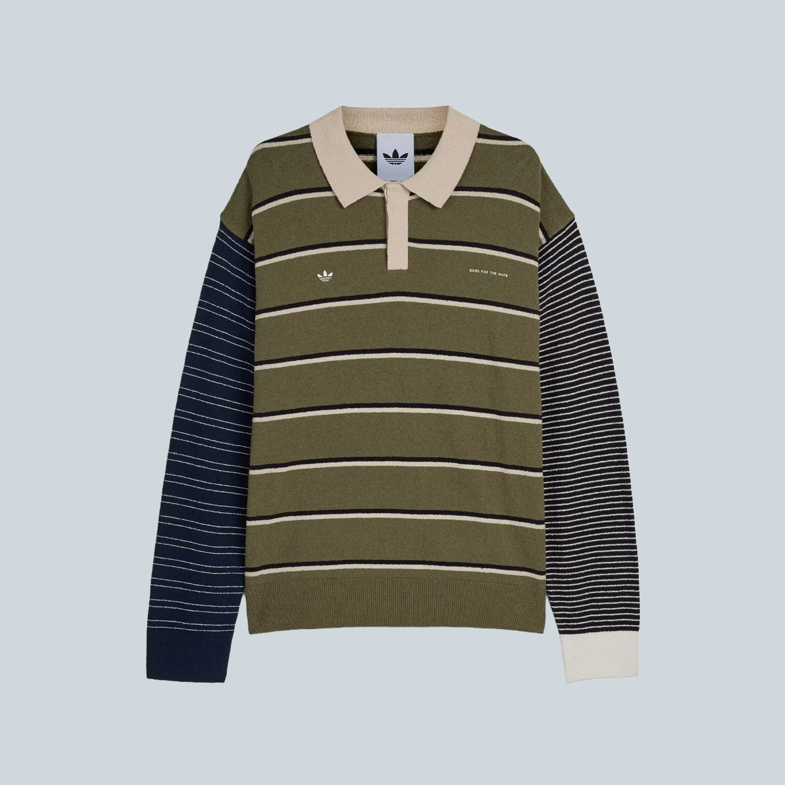 LONG SLEEVE TEE - OLIVE STRATA / ALUMINA / BLACK