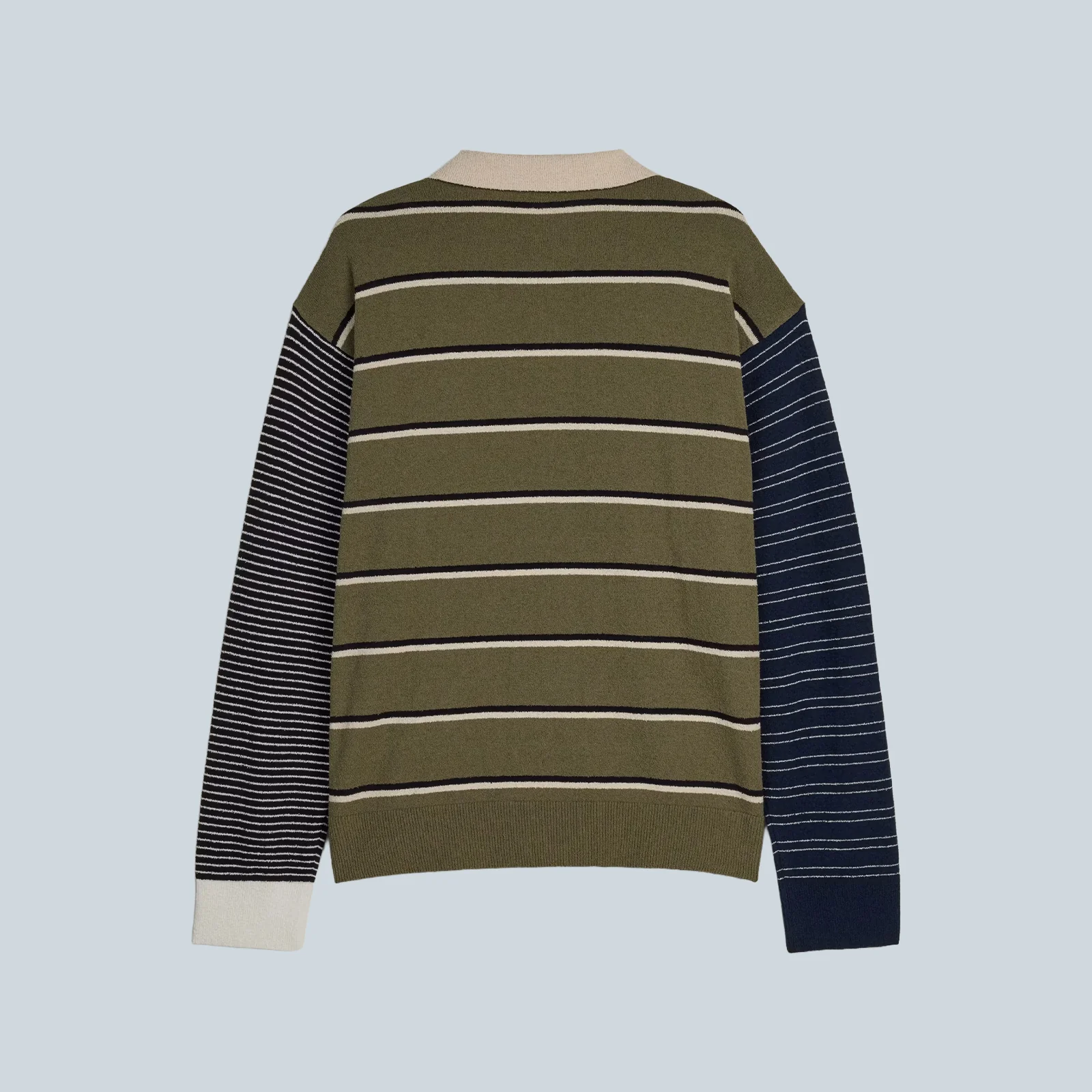 LONG SLEEVE TEE - OLIVE STRATA / ALUMINA / BLACK - Image 2