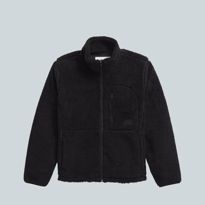 M EXTREME PILE 2 FULL ZIP JACKET - BLACK