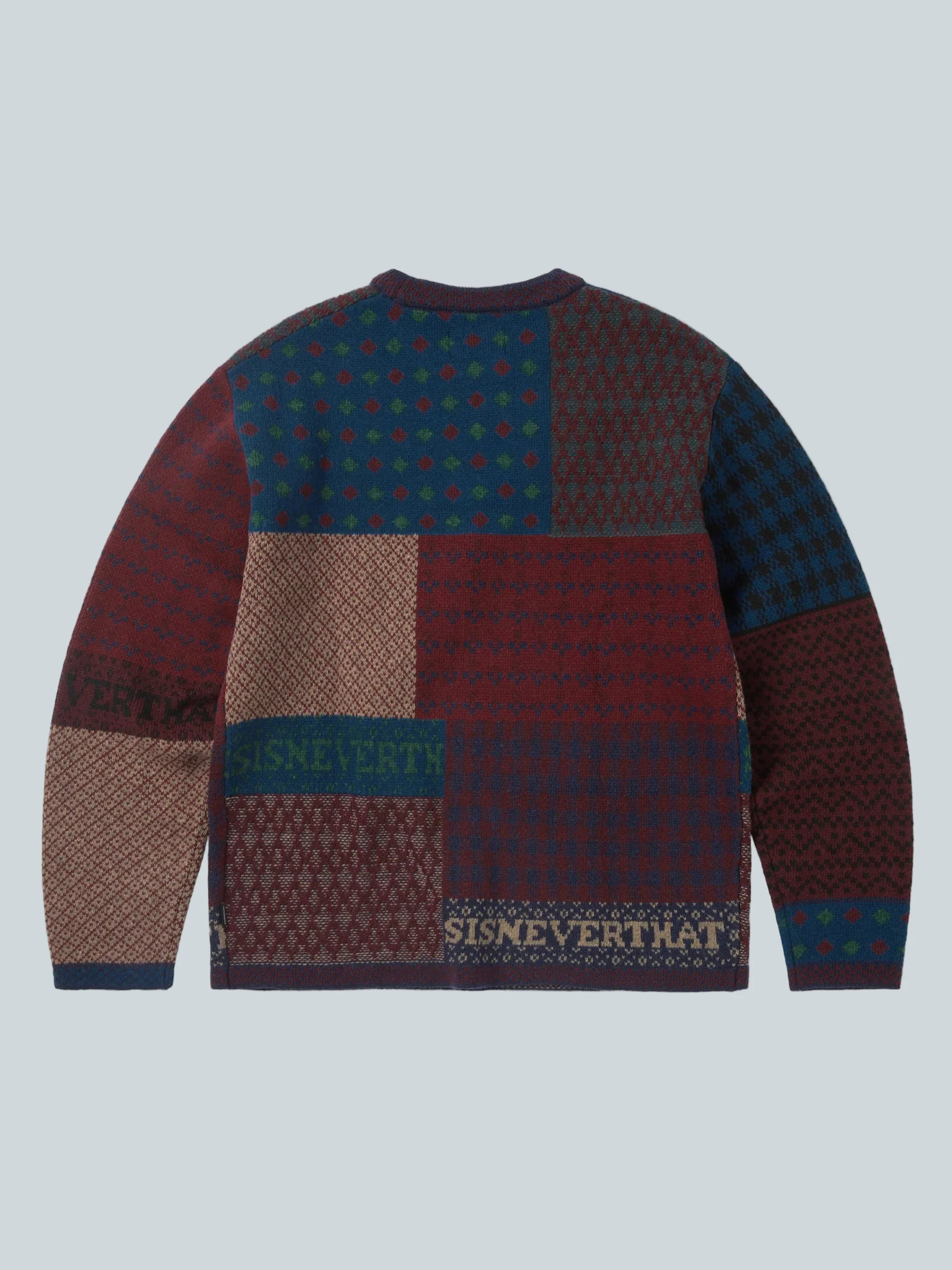 BLOCK KNIT L/S TOP - MULTI - Image 2
