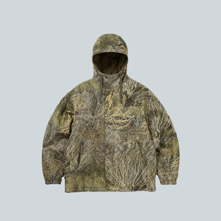 HOODED PUFF PARKA - CAMO