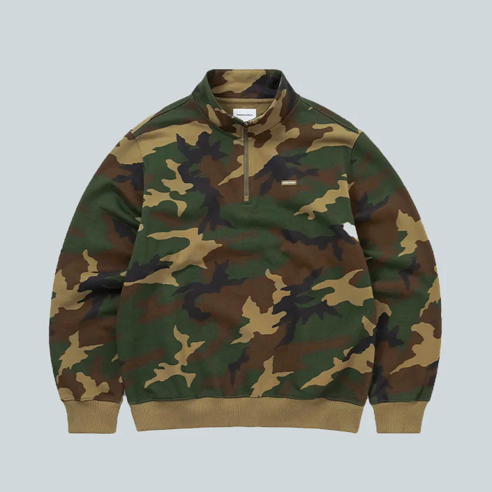 T.N.T. CLASSIC HDP HALF ZIP SWEATSHIRT - CAMO