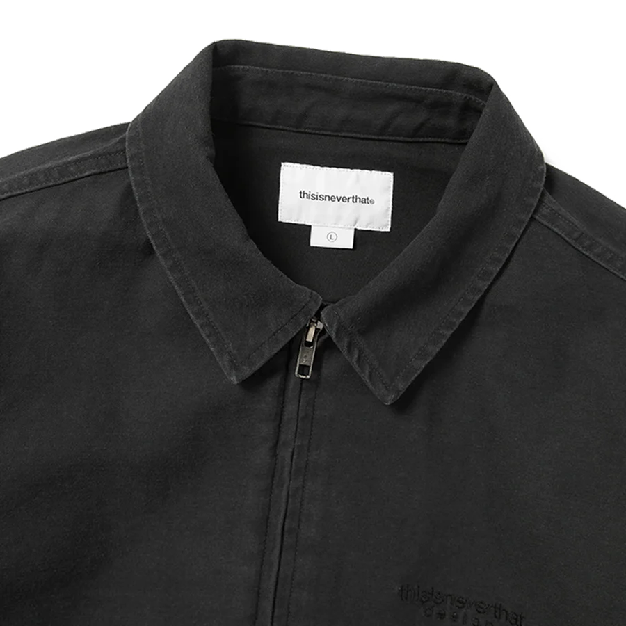 WASHED WORK JACKET - BLACK - Image 2