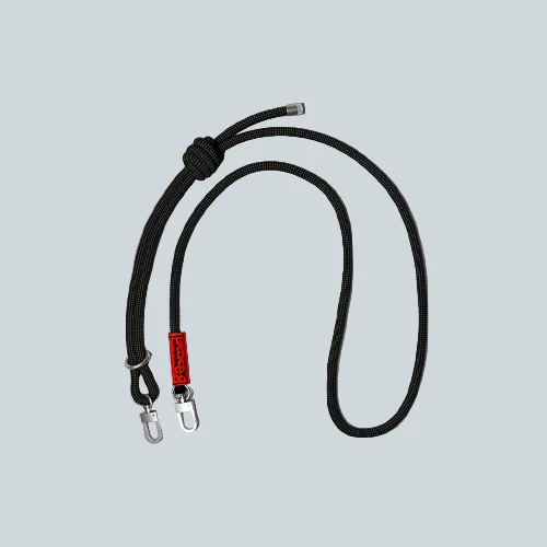 8.0MM ROPE STRAP - BLACK SOLID