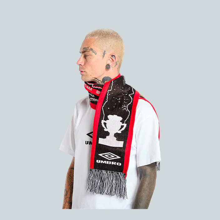 CULT UNITY SCARF - BLACK RED - Image 2