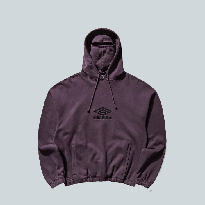 OG LOGO MASK HOODIE - DARK PURPLE