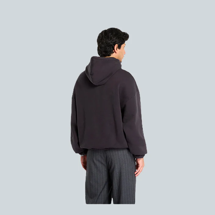 OG LOGO MASK HOODIE - WASHED BLACK - Image 2