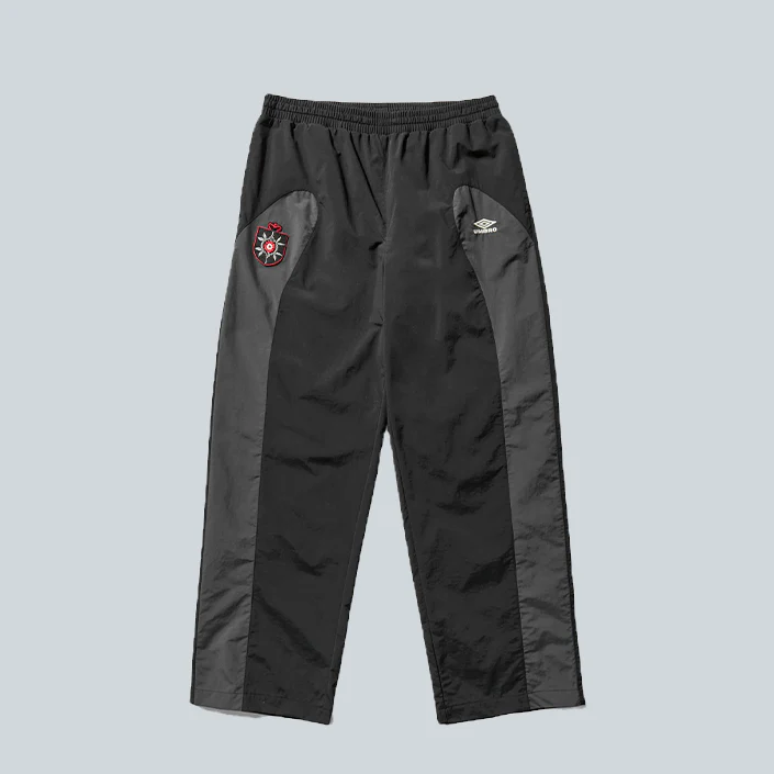 ROSE CREST TRACK PANTS - BLACK DARK GRAY
