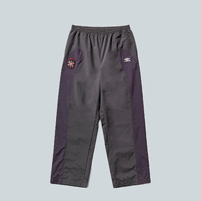 ROSE CREST TRACK PANTS - DARK GRAY DARK PURPLE
