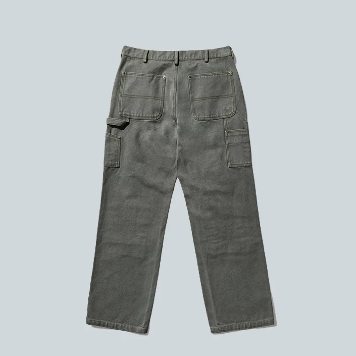 SHINGUARD CANVAS PANTS - DARK OLIVE - Image 2