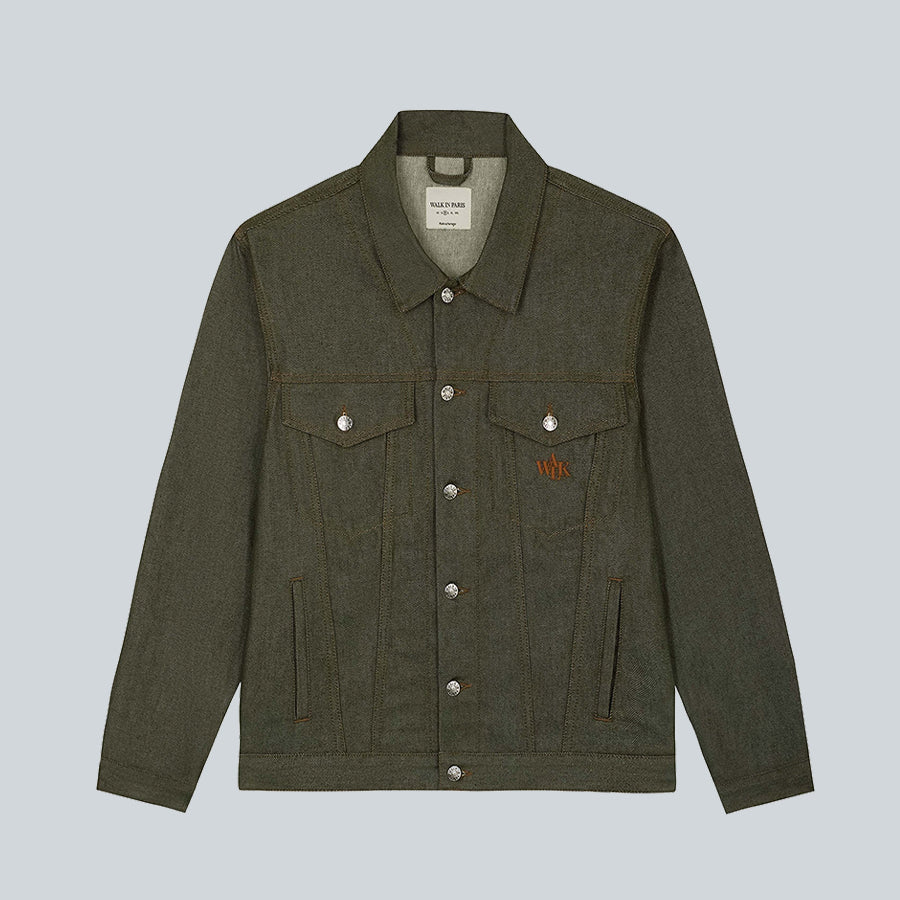 LA VESTE EN JEAN DU JARDINIER - VERT