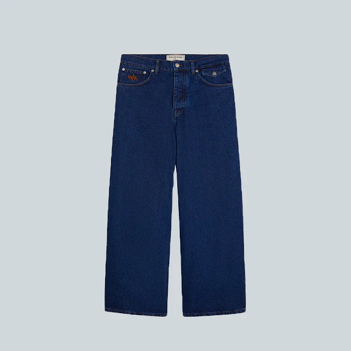 LIGHT WASH BAGGY JEANS - BLUE