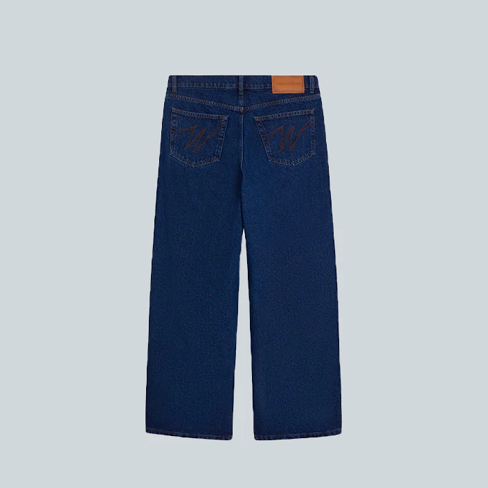LIGHT WASH BAGGY JEANS - BLUE - Image 2