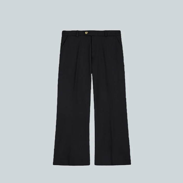 THE FLARE TAILORING PANTS - BLACK